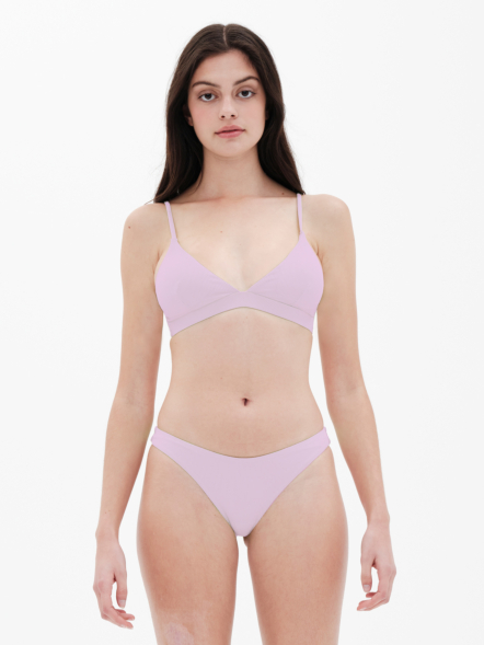 EMERSON RIB V-NECK FIXED WOMEN'S BIKINI SET