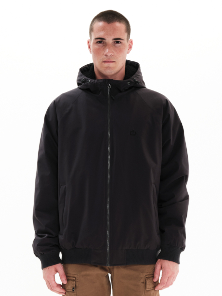 EMERSON MEN'S HOODED SHERPA BOMBER JACKET