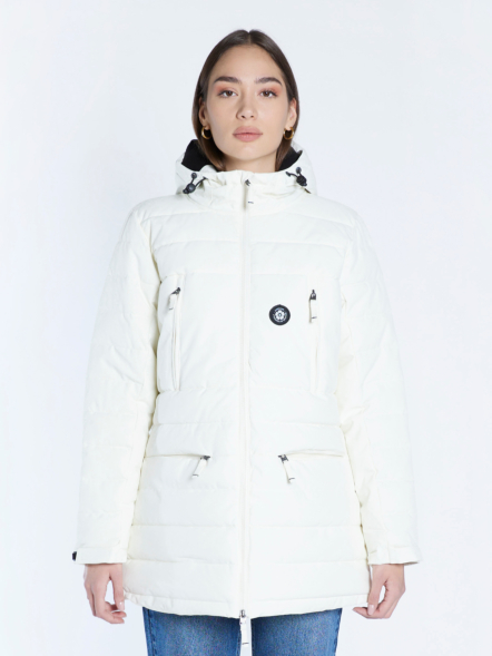 EMERSON WOMEN'S HOODED LONG PUFFER JACKET