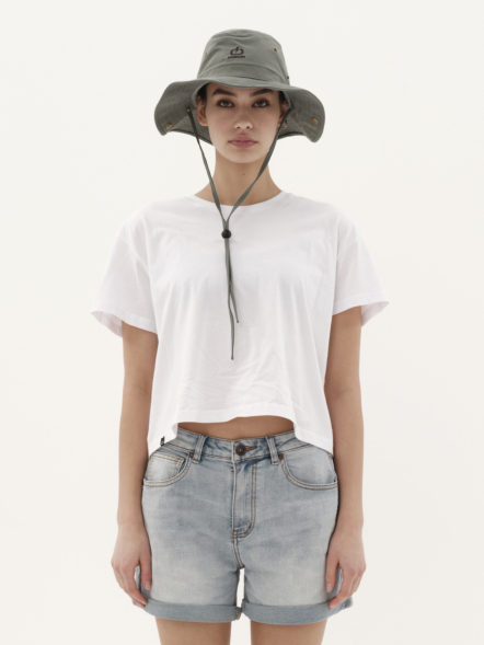 EMERSON SOLID WOMEN’S CROP T-SHIRT
