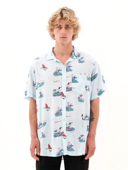 EMERSON MEN'S PRINTED SHORT SLEEVE SHIRT