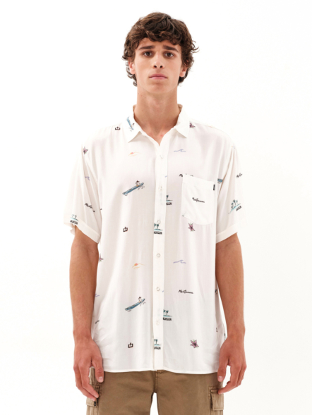 EMERSON MEN'S PRINTED SHORT SLEEVE SHIRT