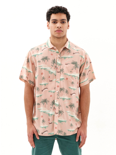 EMERSON MEN'S PRINTED SHORT SLEEVE SHIRT