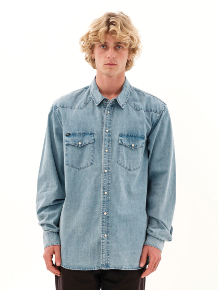EMERSON MEN'S LONG SLEEVE DENIM SHIRT