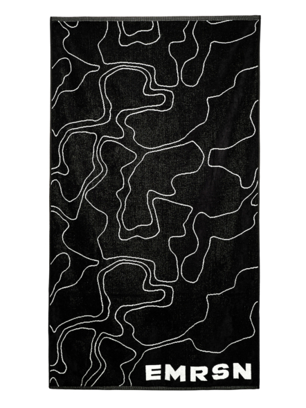EMRSN LINEAR PATTERN BEACH TOWEL