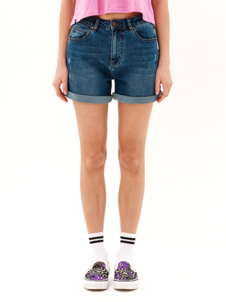 EMERSON WOMEN'S STRETCH DENIM SHORTS