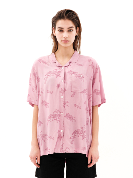 EMERSON WOMEN'S PRINTED SHORT SLEEVE SHIRT