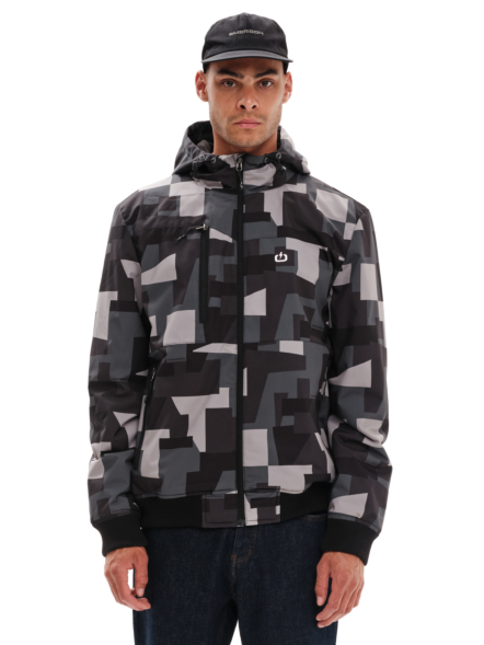 EMERSON MEN’S HOODED BOMBER JACKET