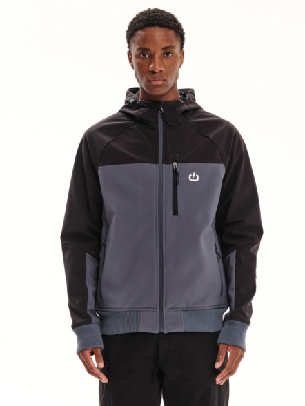 EMERSON MEN’S HOODED BONDED BOMBER JACKET