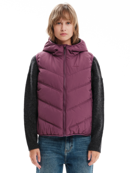 EMERSON WOMEN’S HOODED PUFFER VEST JACKET