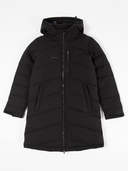 EMERSON WOMEN’S HOODED LONG PUFFER JACKET