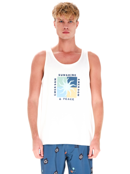 EMERSON SUNSHINE AND PEACE MEN’S TANK