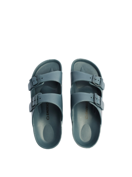 EMERSON MEN’S TWO-STRAP SLIDES