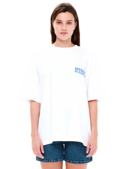 EMERSON "BE A MERMAID IN A SEA OF HAPPINESS" WOMEN’S SHORT SLEEVE T-SHIRT