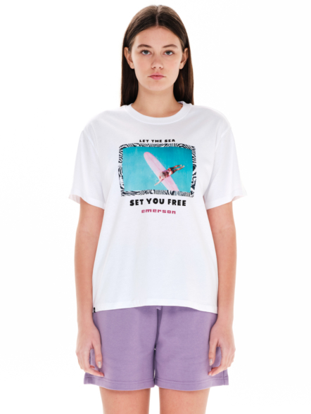 EMERSON WOMEN’S OVERSIZED SHORT SLEEVE T-SHIRT