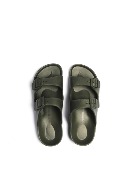 EMERSON WOMEN’S TWO-STRAP SLIDES
