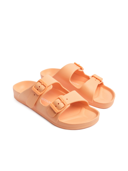 EMERSON WOMEN’S TWO-STRAP SLIDES