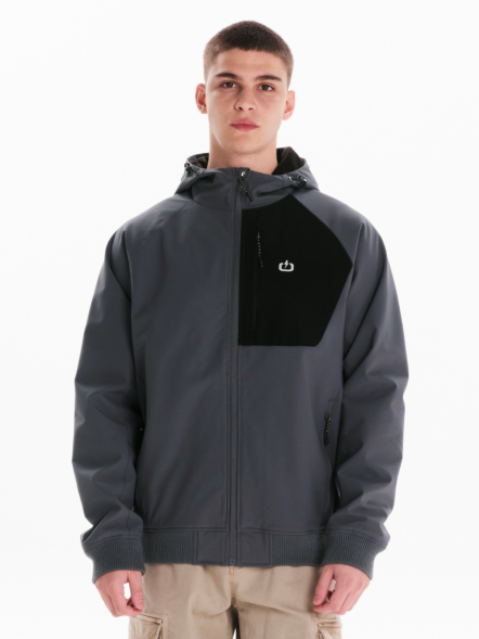 EMERSON MEN’S HOODED BOMBER JACKET