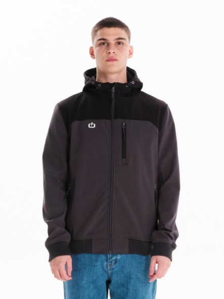 EMERSON MEN’S HOODED BONDED BOMBER JACKET