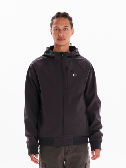 EMERSON MEN’S HOODED BONDED BOMBER JACKET