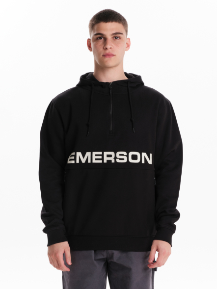EMERSON MEN’S OVERSIZED HALF ZIP HOODIE