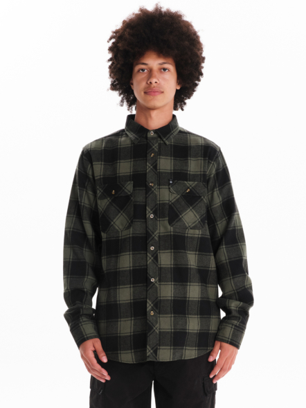 EMERSON MEN’S CHECKERED FLANNEL BUTTON DOWN SHIRTS