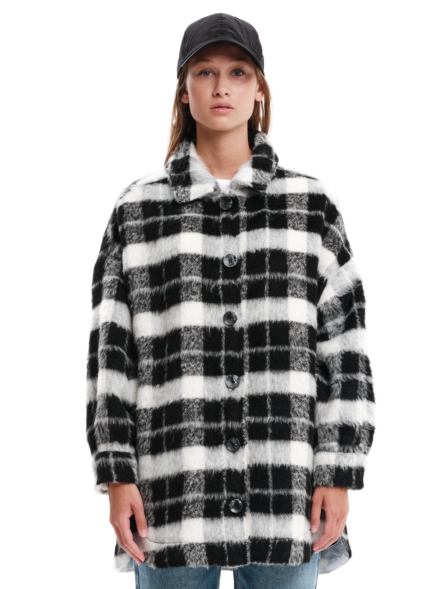 EMERSON WOMEN’S PLAID COAT