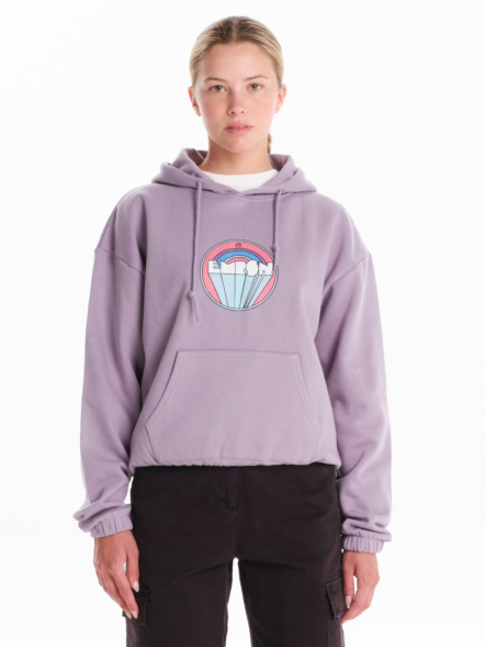EMERSON WOMEN’S CROPPED PULLOVER HOODIE