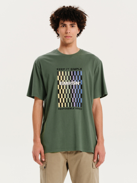 EMERSON KEEP IT SIMPLE ΑΝΔΡΙΚΟ ΚΟΝΤΟΜΑΝΙΚΟ T-SHIRT