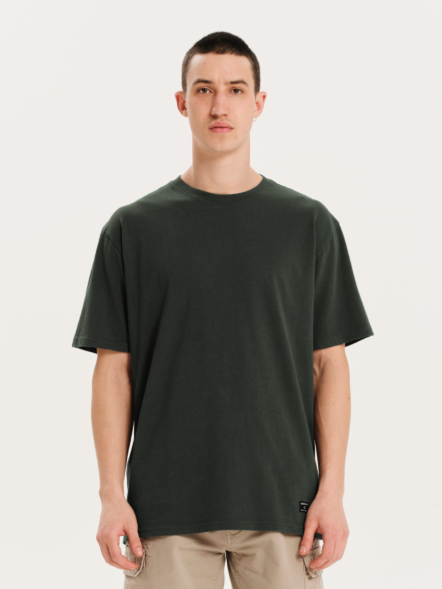 EMERSON ΑΝΔΡΙΚΟ ΜΟΝΟΧΡΩΜΟ ΚΟΝΤΟΜΑΝΙΚΟ T-SHIRT