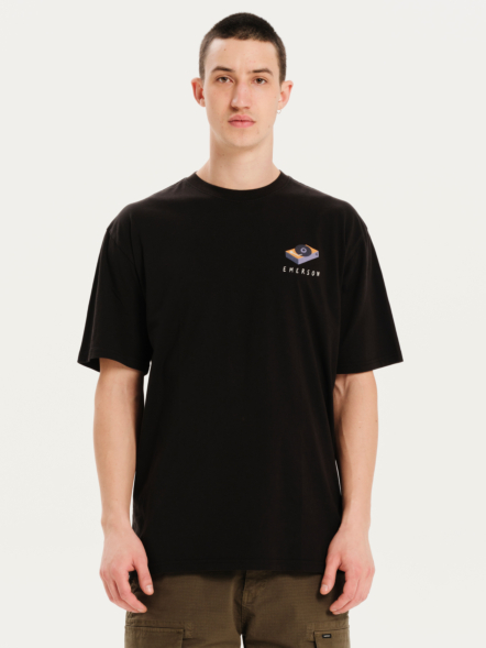 EMERSON RECORD ΑΝΔΡΙΚΟ ΚΟΝΤΟΜΑΝΙΚΟ T-SHIRT