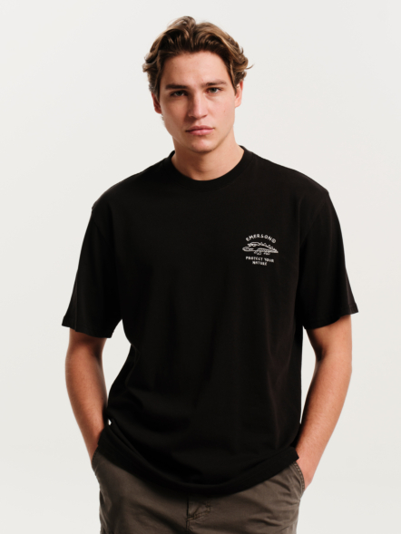 EMERSON "PROTECT YOUR NATURE" ΑΝΔΡΙΚΟ ΚΟΝΤΟΜΑΝΙΚΟ T-SHIRT