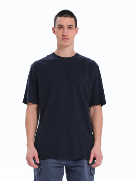 EMERSON ΑΝΔΡΙΚΟ ΜΟΝΟΧΡΩΜΟ ΚΟΝΤΟΜΑΝΙΚΟ T-SHIRT