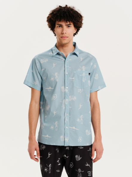EMERSON MEN’S PRINTED SHORT SLEEVE SHIRT