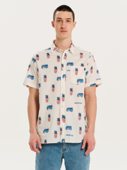 EMERSON MEN’S PRINTED SHORT SLEEVE SHIRT