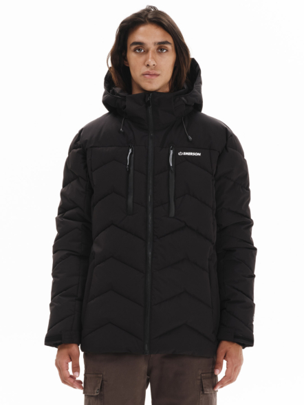 EMERSON MEN’S PUFFER JACKET WITH DETACHABLE HOOD