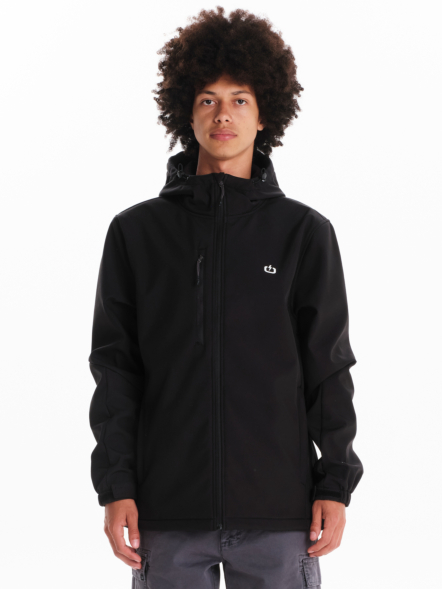 EMERSON MEN’S HOODED BONDED JACKET