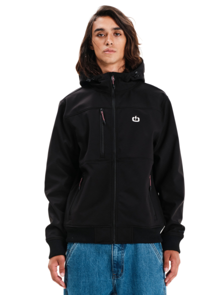 EMERSON MEN’S HOODED BONDED BOMBER JACKET