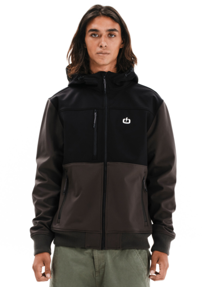 EMERSON MEN’S HOODED BONDED BOMBER JACKET