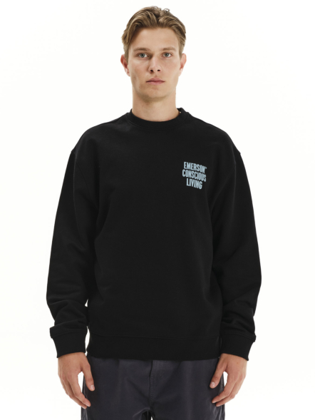 EMERSON MEN’S CLASSIC CREW NECK "CONSCIOUS LIVING"
