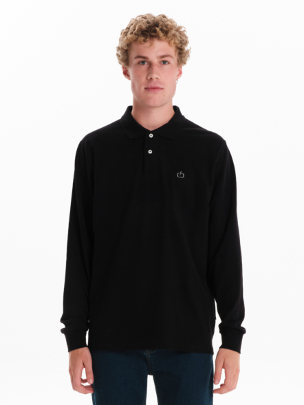 EMERSON MEN’S LONG SLEEVE POLO PIQUET