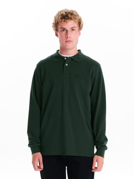 EMERSON MEN’S LONG SLEEVE POLO PIQUET