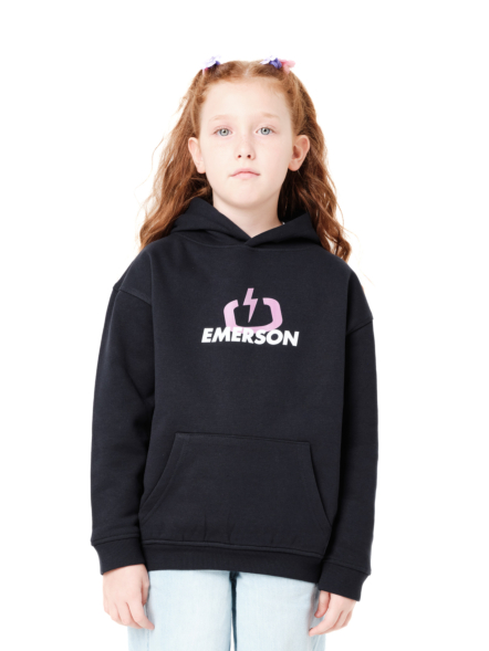 EMERSON KIDS CLASSIC LOGO PULLOVER HOODIE