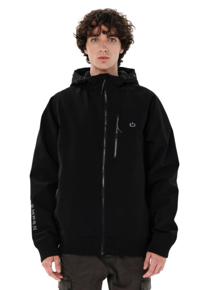 EMERSON MEN'S HOODED BOMBER JACKET