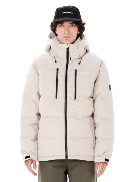 EMERSON MEN'S PUFFER JACKET WITH DETACHABLE HOOD