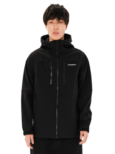 EMERSON MEN'S HOODED BONDED JACKET