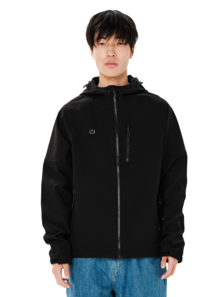 EMERSON MEN'S HOODED BONDED JACKET