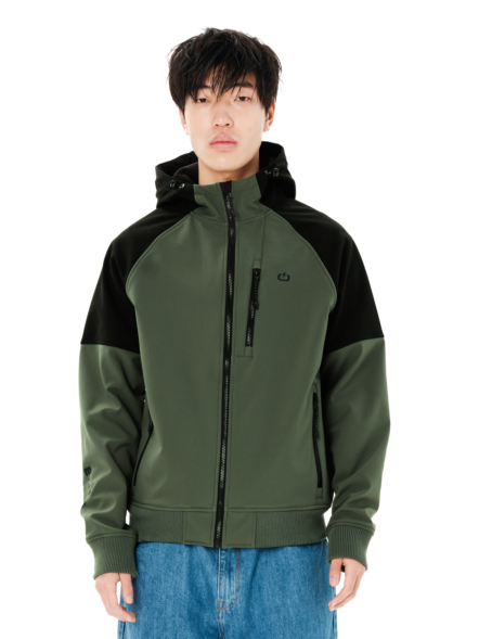EMERSON MEN'S HOODED BONDED BOMBER JACKET
