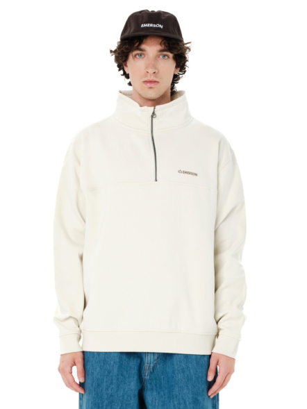 EMERSON MEN’S LOGO HALF-ZIP HOODIE