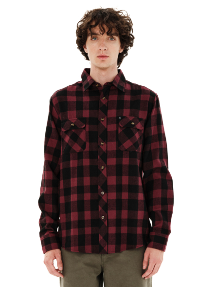 EMERSON MEN’S CHECKERED FLANNEL SHIRT